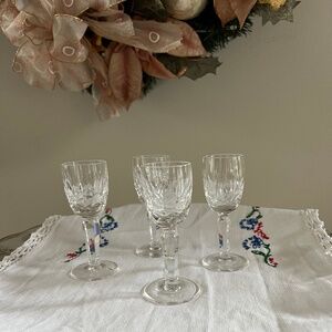 MINT: Set of 4 Waterford 'Kildare' Liqueur Glasses